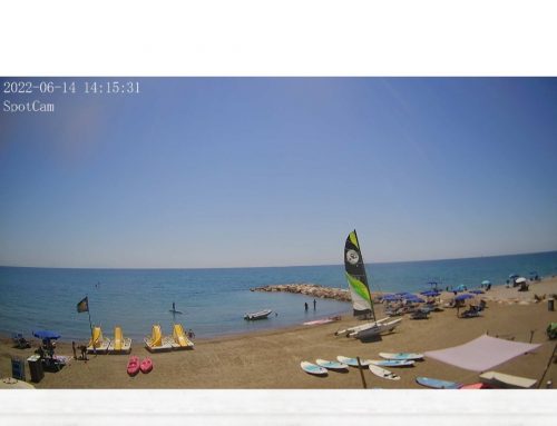 La nuova Webcam a Cecina Mare sulla spiaggia dello Spot 1